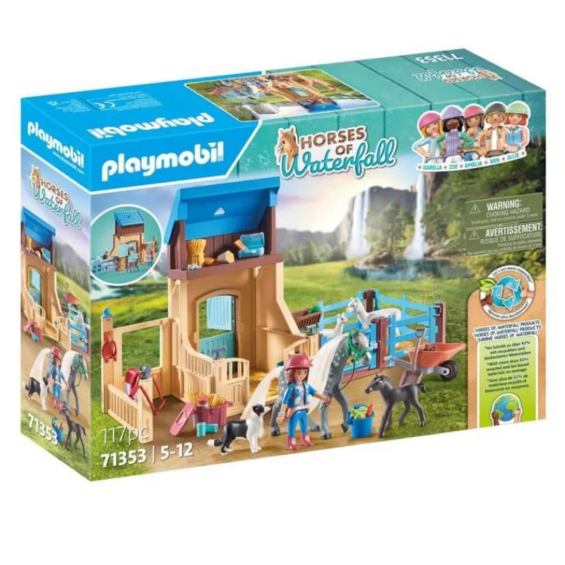 PLAYMOBIL Amelia et Whisper avec box pour chevaux> Jouet Et Peluche