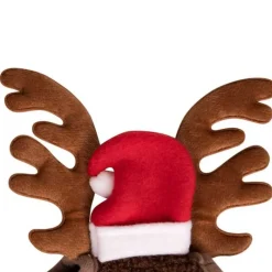 QHP Bonnet de Noël avec bois pour chevaux><noscript><img data-lazyloaded=