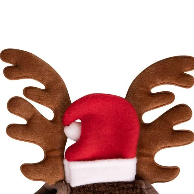 QHP Bonnet de Noël avec bois pour chevaux> Bonnet
