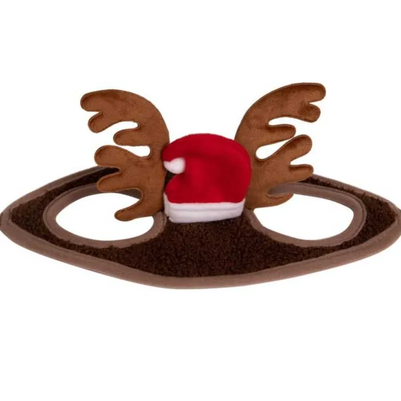 QHP Bonnet de Noël avec bois pour chevaux> Bonnet