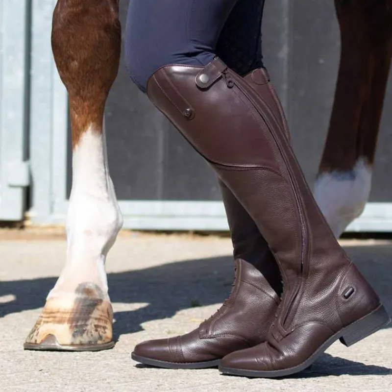 QHP Bottes d'équitation Tamar Junior>Enfant Bottes D'Équitation|Chaussant Junior