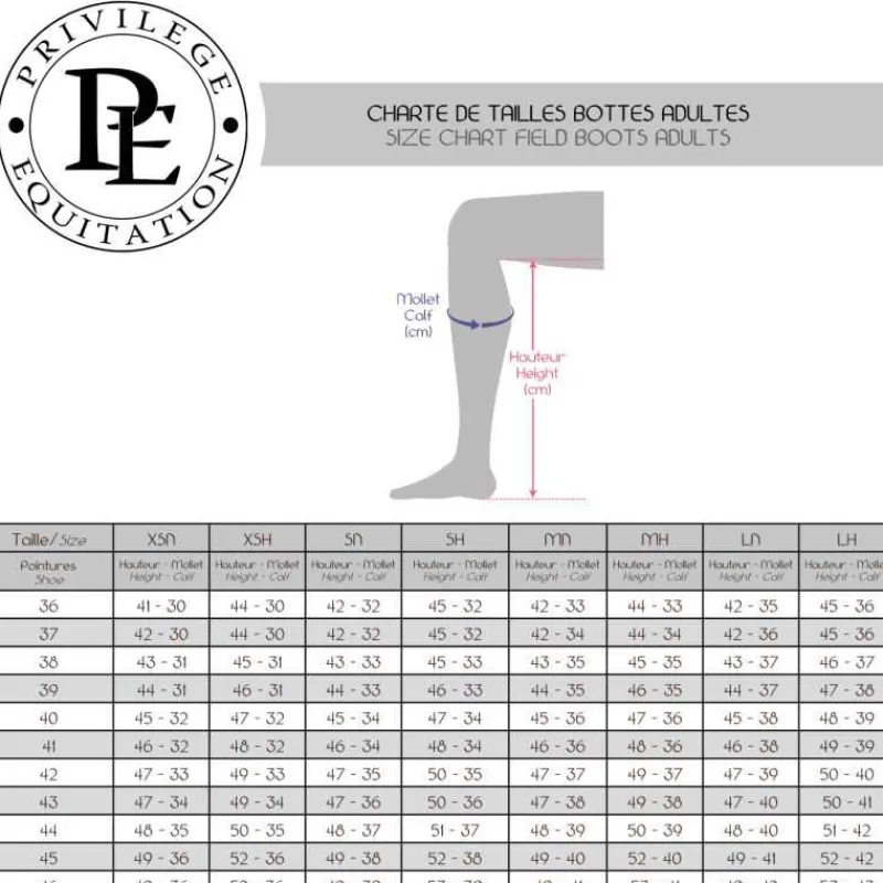 PRIVILEGE EQUITATION Bottes d'équitation TOSCANA> Bottes D'Équitation