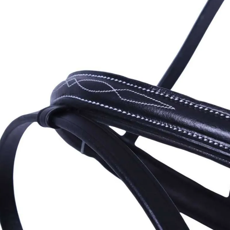 QHP Bridon luxe avec surpiqûres> Bridon
