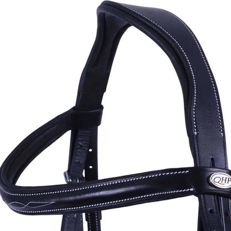 QHP Bridon luxe avec surpiqûres> Bridon