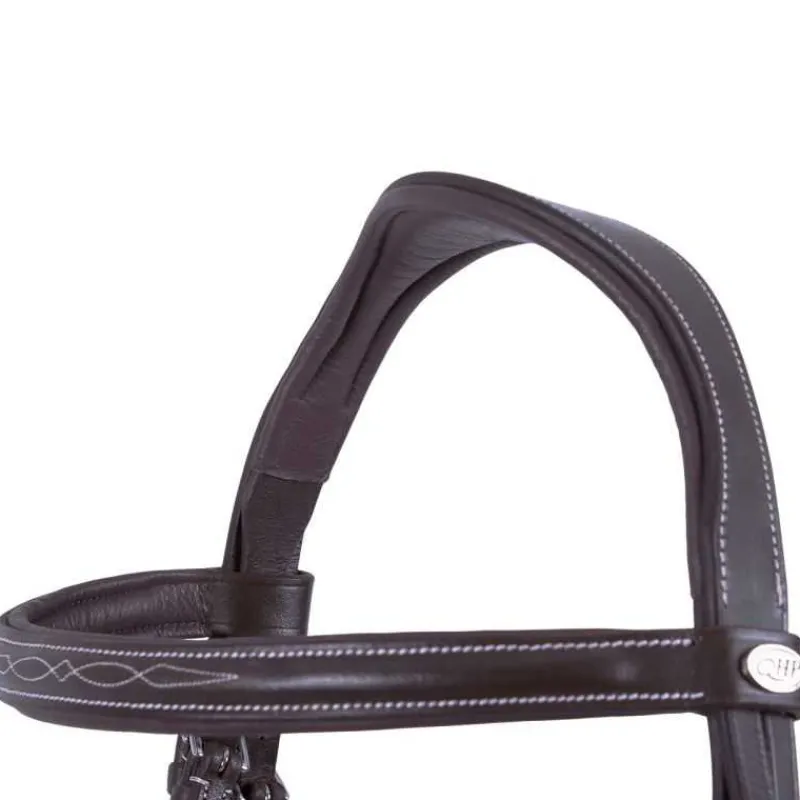 QHP Bridon luxe avec surpiqûres> Bridon