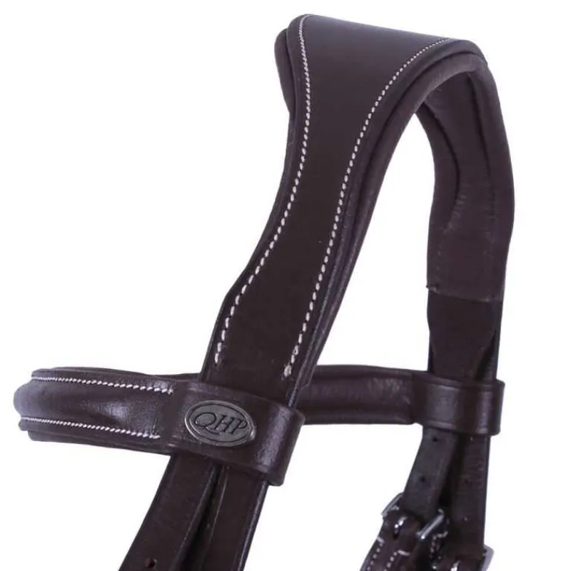 QHP Bridon luxe avec surpiqûres> Bridon