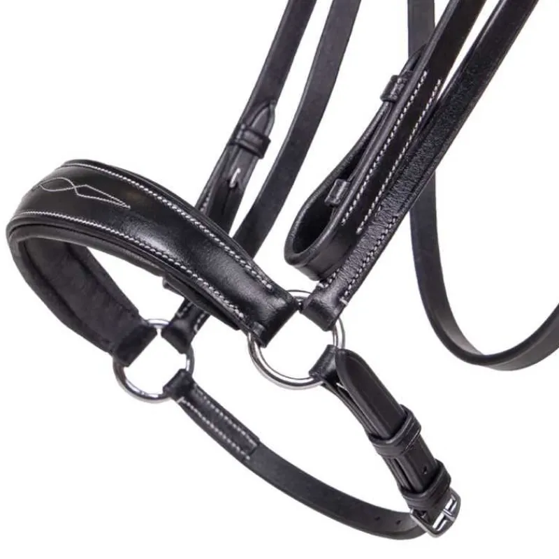 QHP Bridon luxe muserolle allemande> Bridon