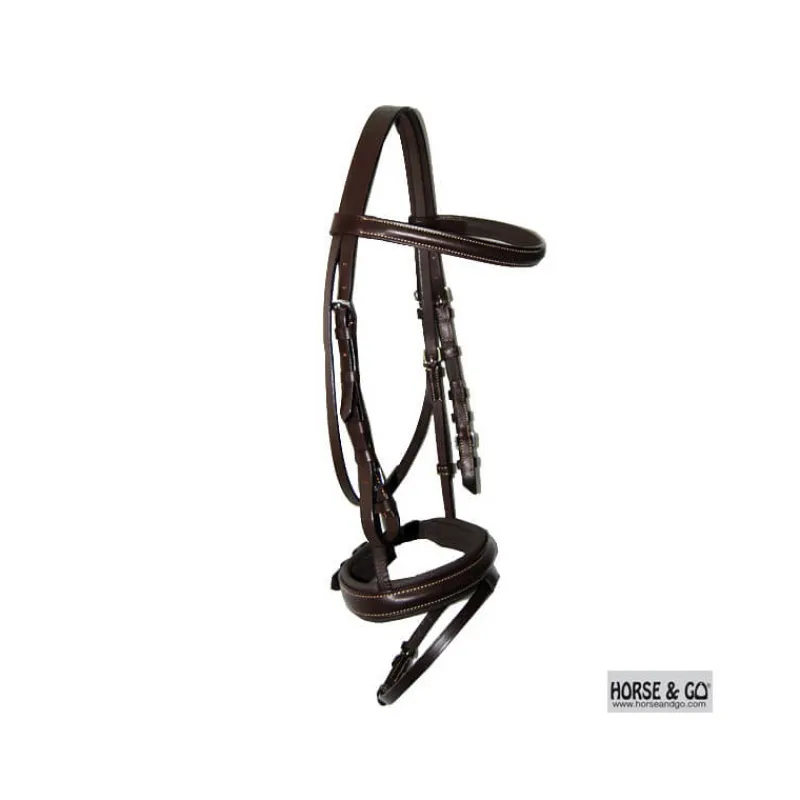 HORSE & GO Bridon muserolle combinée> Bridon