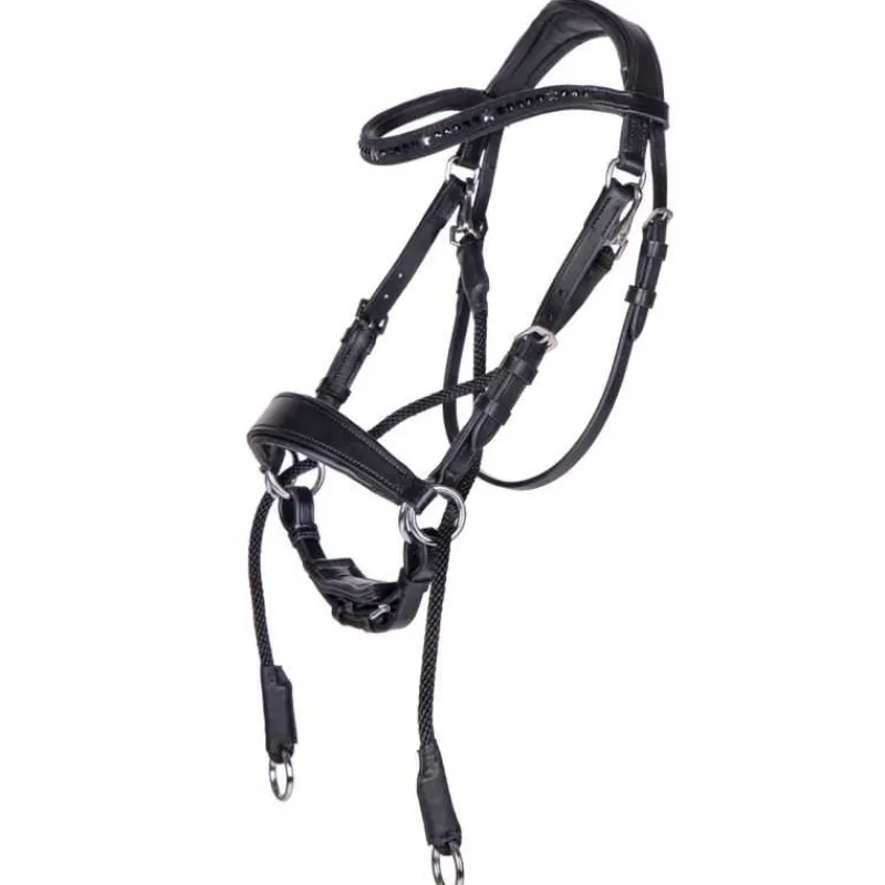 QHP Bridon sans mors Poney Thunderbolt> Bitless Et Sidepull|Bitless Et Sidepull