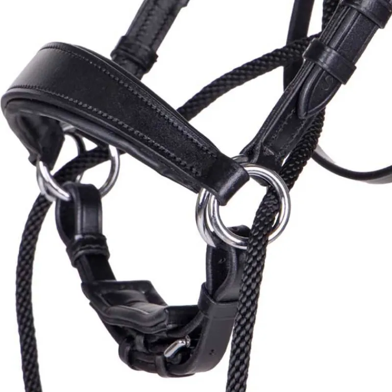 QHP Bridon sans mors Poney Thunderbolt> Bitless Et Sidepull|Bitless Et Sidepull