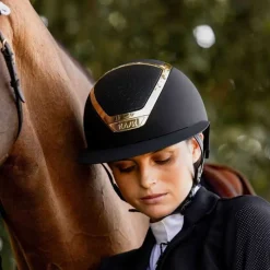 KASK Casque Star Lady Chrome Noir Gold Taille 57> Casques Kask