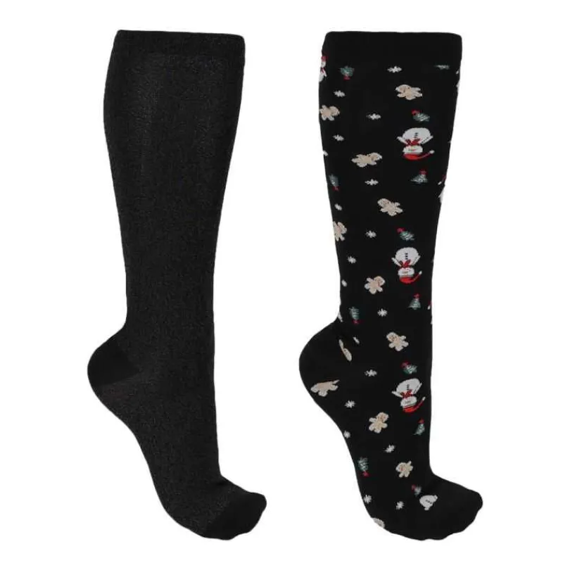 QHP Chaussettes d'équitation Noël> Chaussettes D'Équitation