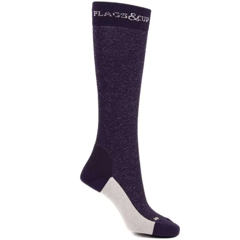 FLAGS&CUP Chaussettes d'équitation pour femme Akaa> Chaussettes D'Équitation