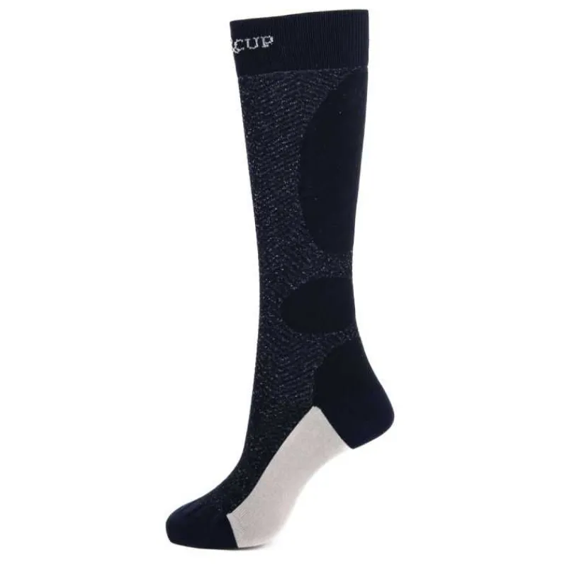 FLAGS&CUP Chaussettes d'équitation pour femme Akaa> Chaussettes D'Équitation
