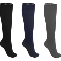 QHP Chaussettes d'équitation Lot de 3 paires> Chaussettes D'Équitation