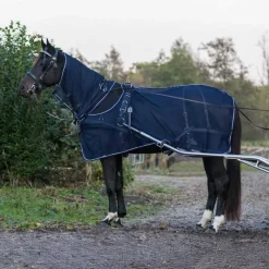 QHP Chemise anti-mouches avec cou pour cheval attelé> Chemise Anti-Mouches