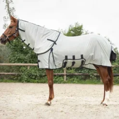 QHP Chemise anti-mouches avec cou et masque -><noscript><img data-lazyloaded=