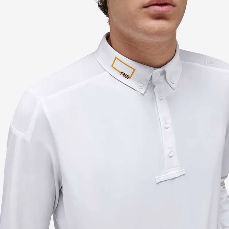 RG ITALY Chemise de concours pour homme manches longues> Polo Et Chemise De Concours