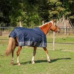 HORSE & GO Couverture d'exterieur imperméable 150G Marine><noscript><img data-lazyloaded=