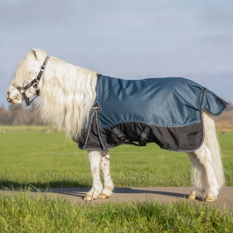 QHP Couverture d'extérieur Falabella Collection 50g> Couverture Poney Et Poulain|Couverture D'Extérieur
