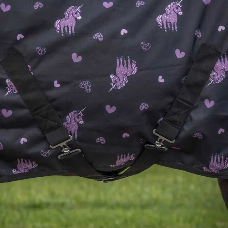 QHP Couverture d'extérieur Lize 100g> Couverture Poney Et Poulain|Couverture D'Extérieur