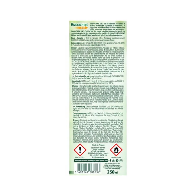 RAVENE Emouchine protec gel> Répulsifs Roll-On, Gels Et Baumes