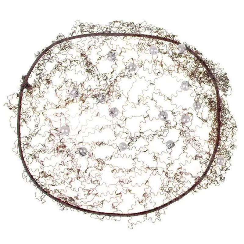 QHP Filet pour cheveux invisible Perle> Résilles Et Barrettes