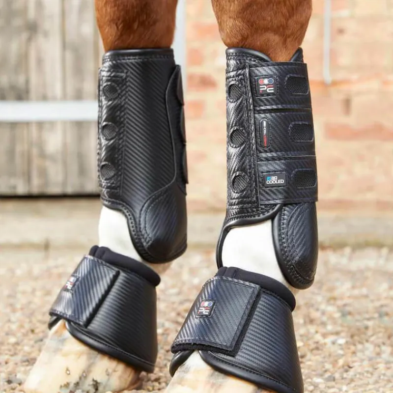 PREMIER EQUINE Guêtres avant cross Carbon Air Tech> Guêtres Fermées|Guêtres Et Protège-Boulets