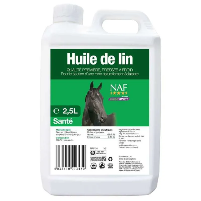 NAF Huile de Lin> Sabots - Poils|Etat Général