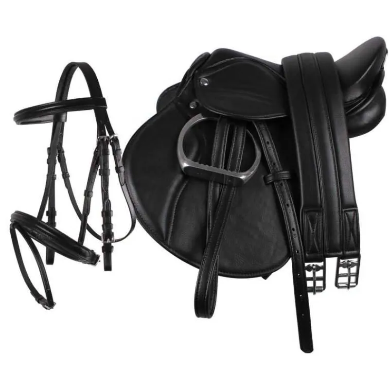 QHP Kit selle enfant> Selle Poney Et Bardette|Bridon