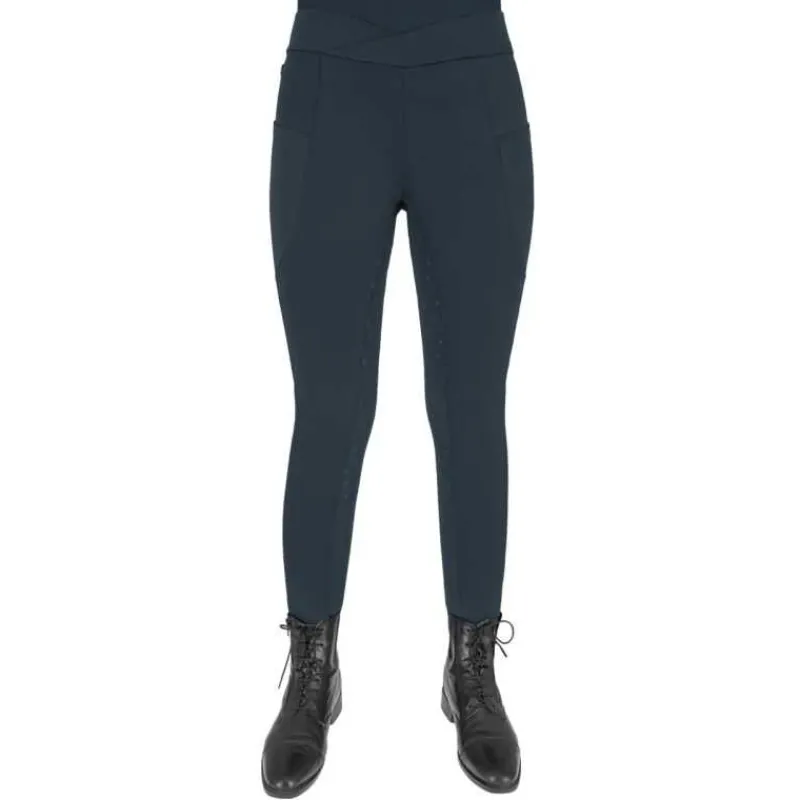 QHP Legging d'équitation Teddie full grip> Pantalon D'Équitation|Legging D'Équitation