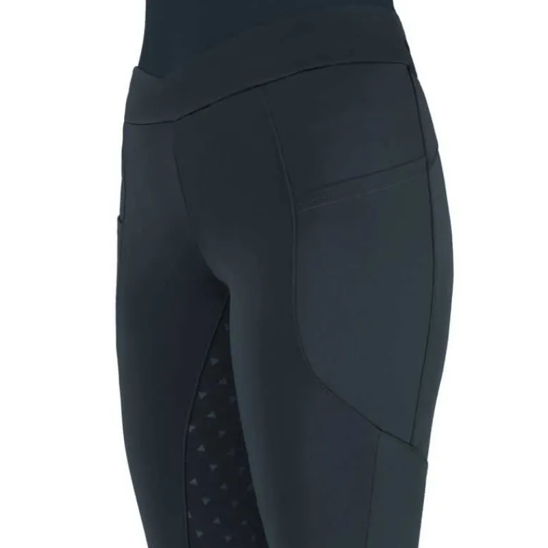 QHP Legging d'équitation Teddie full grip> Pantalon D'Équitation|Legging D'Équitation