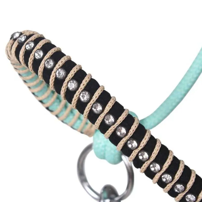QHP Licol corde et cordelette Liberty> Licol Nylon|Licol + Longe