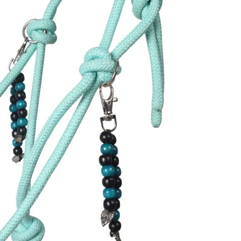 QHP Licol corde et cordelette Liberty> Licol Nylon|Licol + Longe