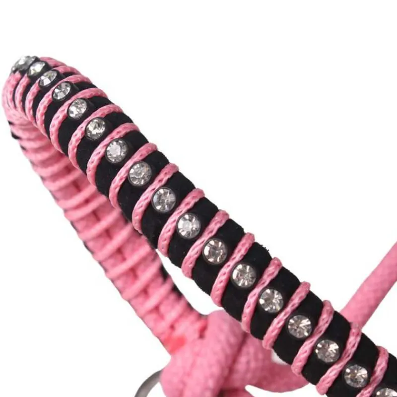 QHP Licol corde et cordelette Liberty> Licol Nylon|Licol + Longe