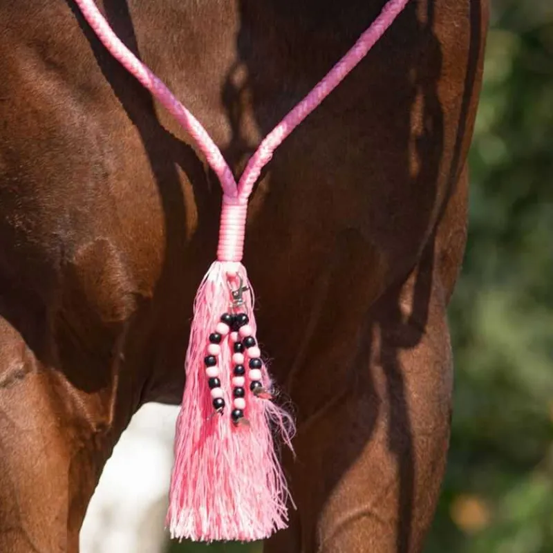 QHP Licol corde et cordelette Liberty> Licol Nylon|Licol + Longe