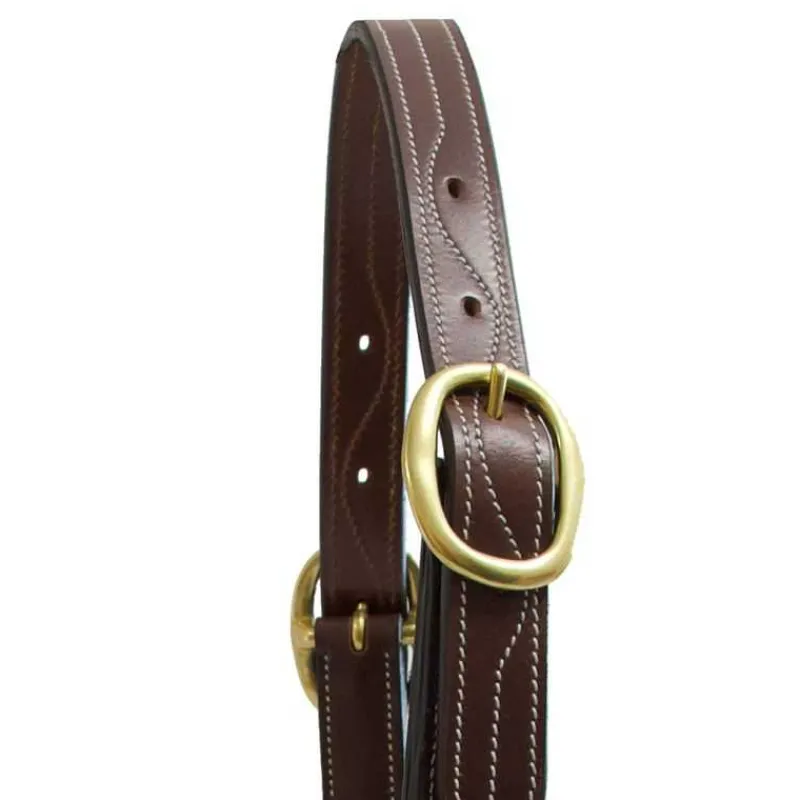 T de T Licol cuir triple couture> Licol En Cuir