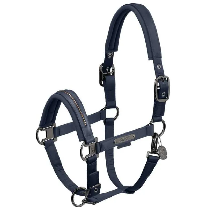ESKADRON Licol double pin glossy Platinium> Licol Nylon