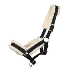 Q-ESSENTIALS Licol poulain avec fourrure><noscript><img data-lazyloaded=