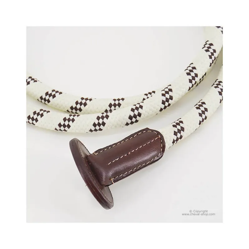 STATIONATA Longe corde et cuir> Longe