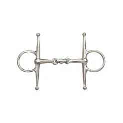 T de T Mors à aiguilles double brisure plein inox> Mors Double Brisure|Mors À Aiguilles