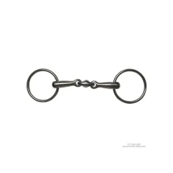 STATIONATA Mors 2 anneaux double brisure> Mors Double Brisure