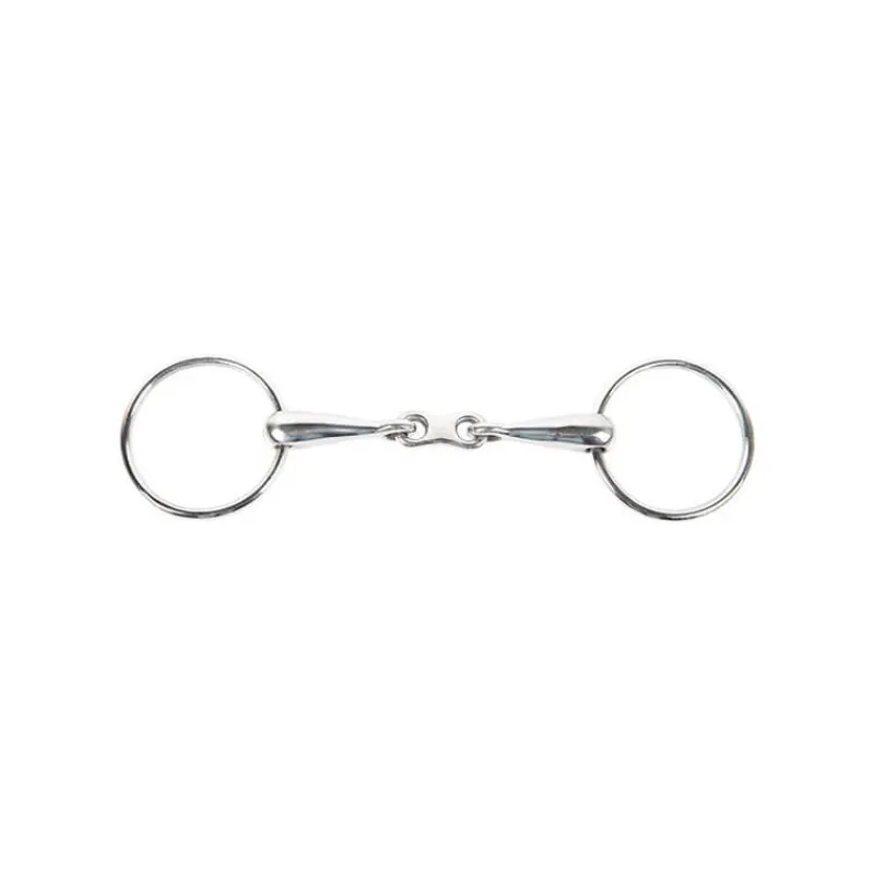 HARRY HORSE Mors 2 anneaux double brisure Flat Link Harry's Horse> Mors Simple|Mors Double Brisure