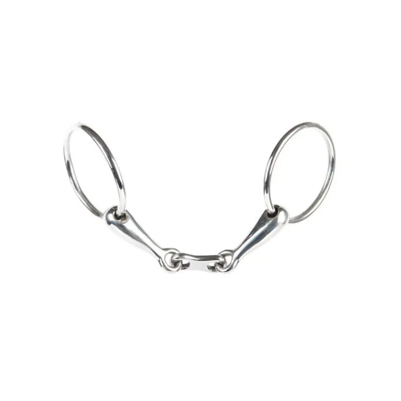 HARRY HORSE Mors 2 anneaux double brisure Flat Link Harry's Horse> Mors Simple|Mors Double Brisure