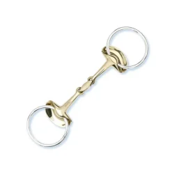 STUBBEN Mors à anneaux double brisure Golden Wings> Mors Spéciaux|Mors Double Brisure