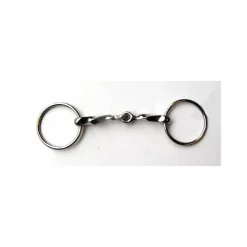 UMBRIA Mors 2 anneaux torsadé> Mors Simple