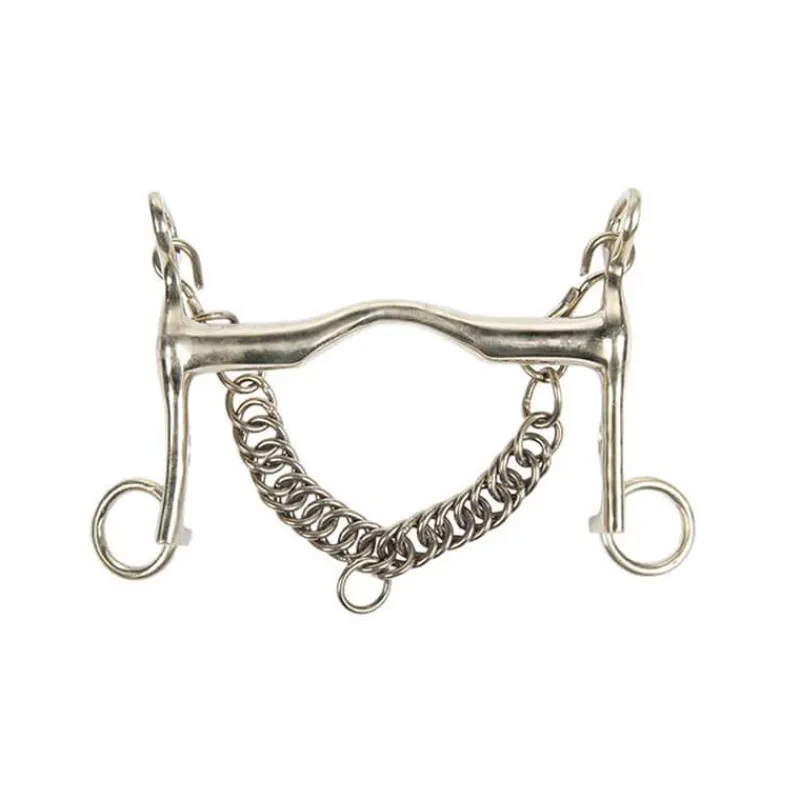 Mors de bride Maillechort HKM - 125> Mors De Bride