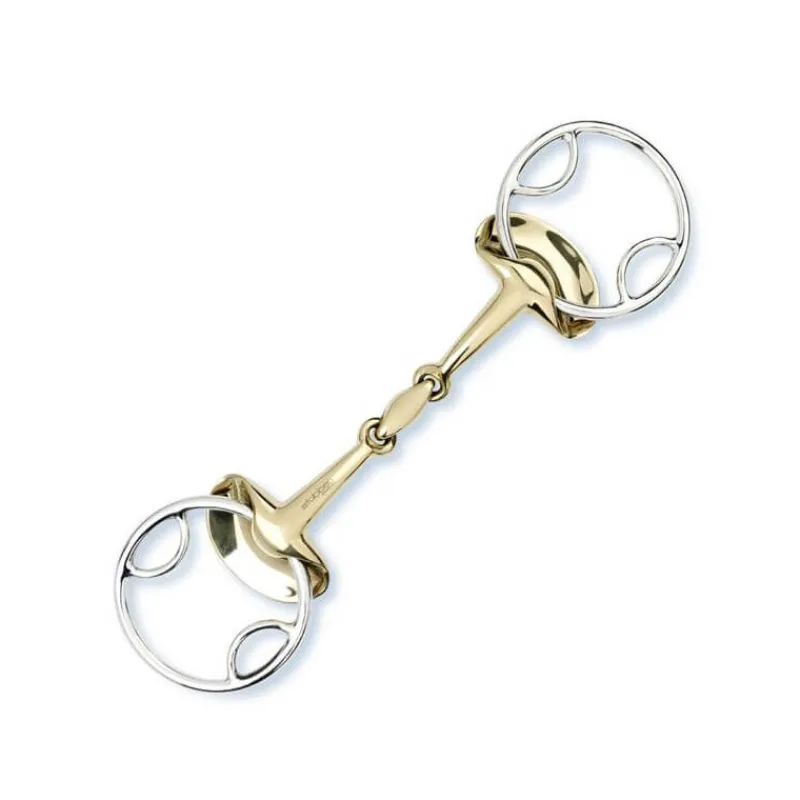 STUBBEN Mors double brisure Golden Wings 4 en 1> Mors Spéciaux|Mors Double Brisure