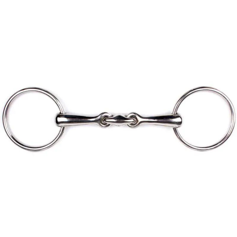 Q-ESSENTIALS Mors double brisure Inox QHP> Mors Simple|Mors Double Brisure