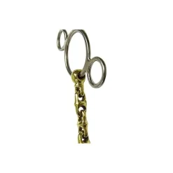 STATIONATA Mors doubles anneaux Waterford laiton> Mors Waterford|Mors Type Pessoa